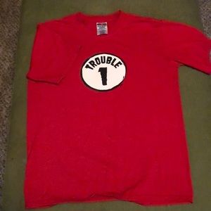 Red Trouble 1 Short Sleeve t-shirt